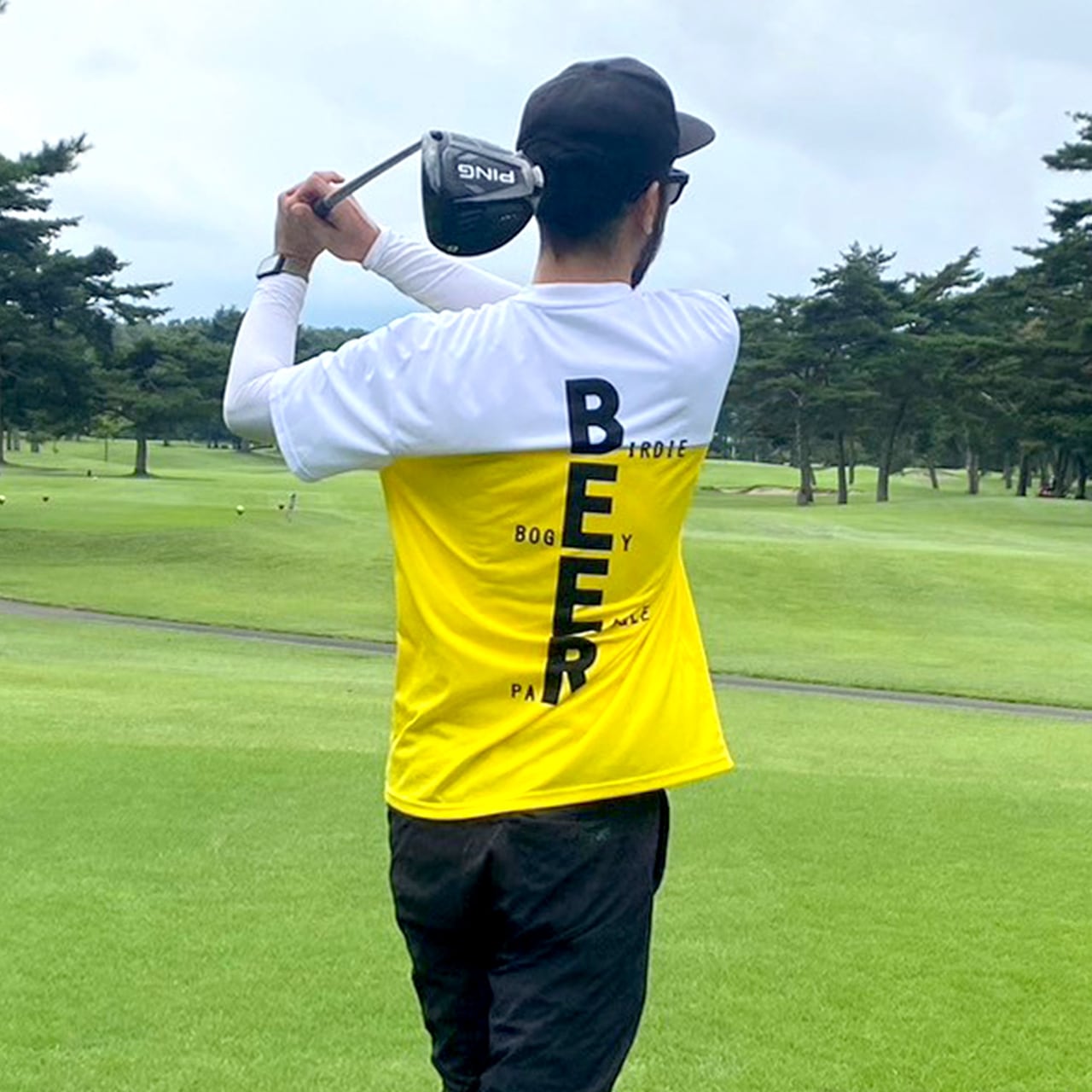 BEERゴルフ モックネックTシャツ | BEER