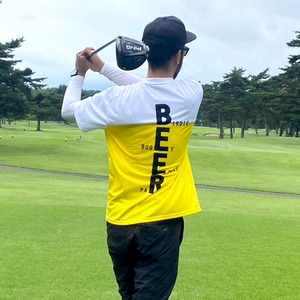 BEERゴルフ モックネックTシャツ