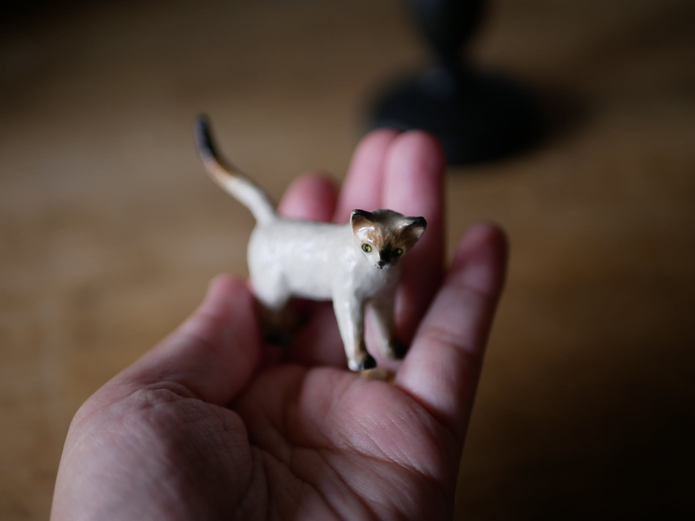 猫 フィギュリン フランスアンティーク ブロカントのある暮らし