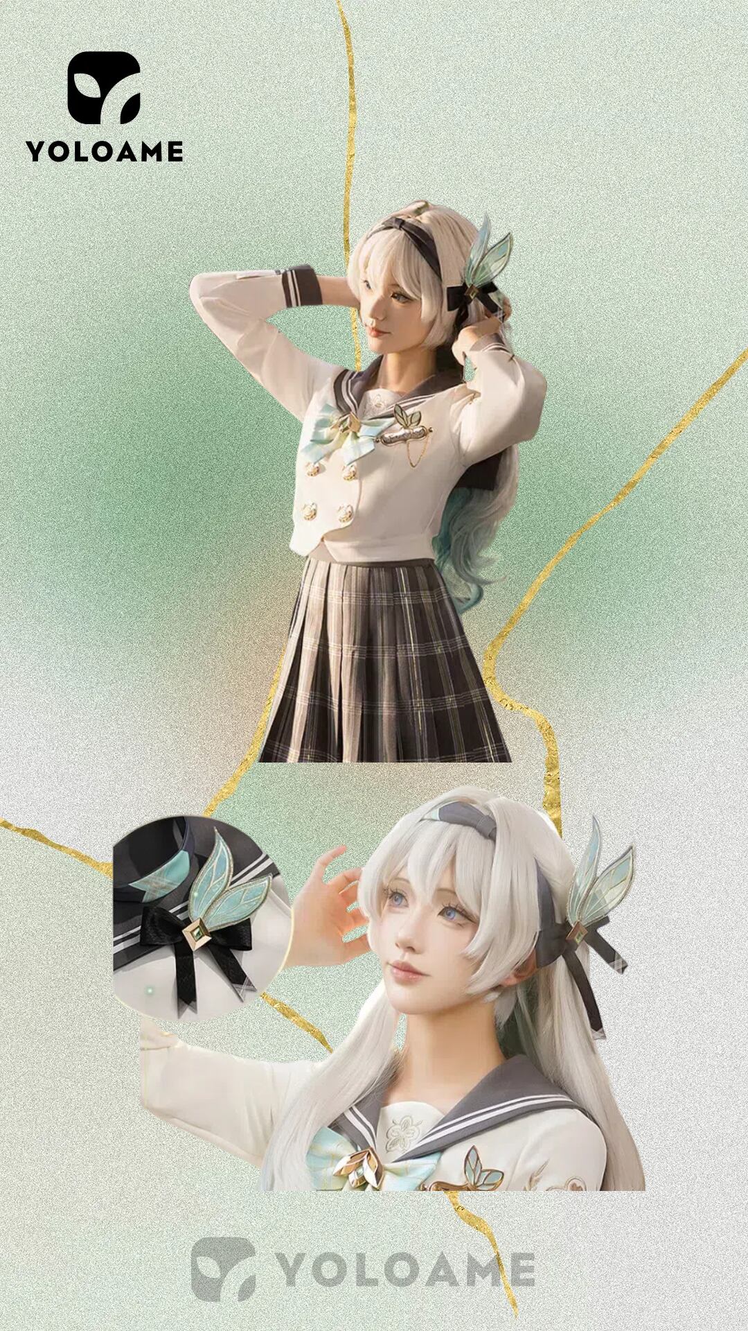 崩壊：スターレイル ホタル 春の贈り物 制服 コスプレ衣装【三分妄想 1
