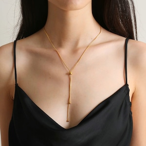 316L Ribon Snake necklace