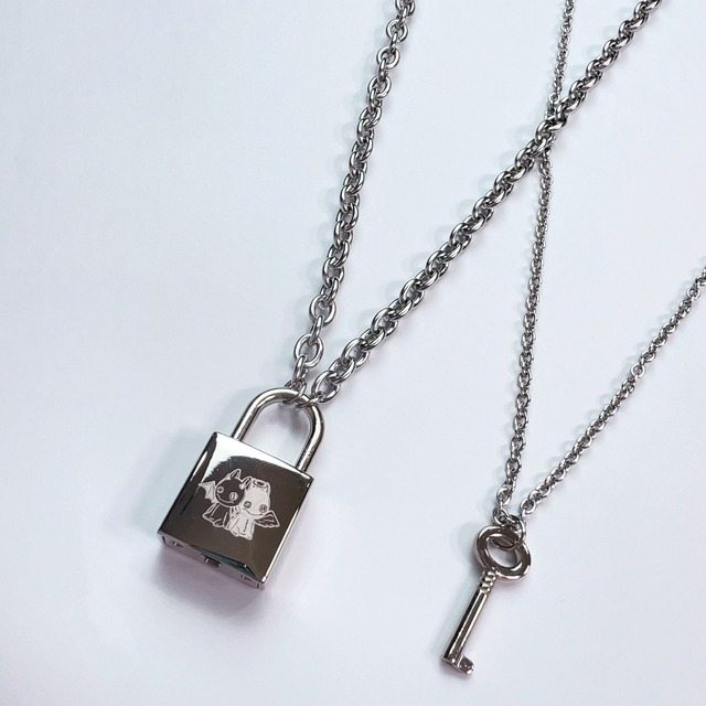 PADLOCK(南京錠)NECKLACE 2種類セット【DEVIL&ANGEL II】