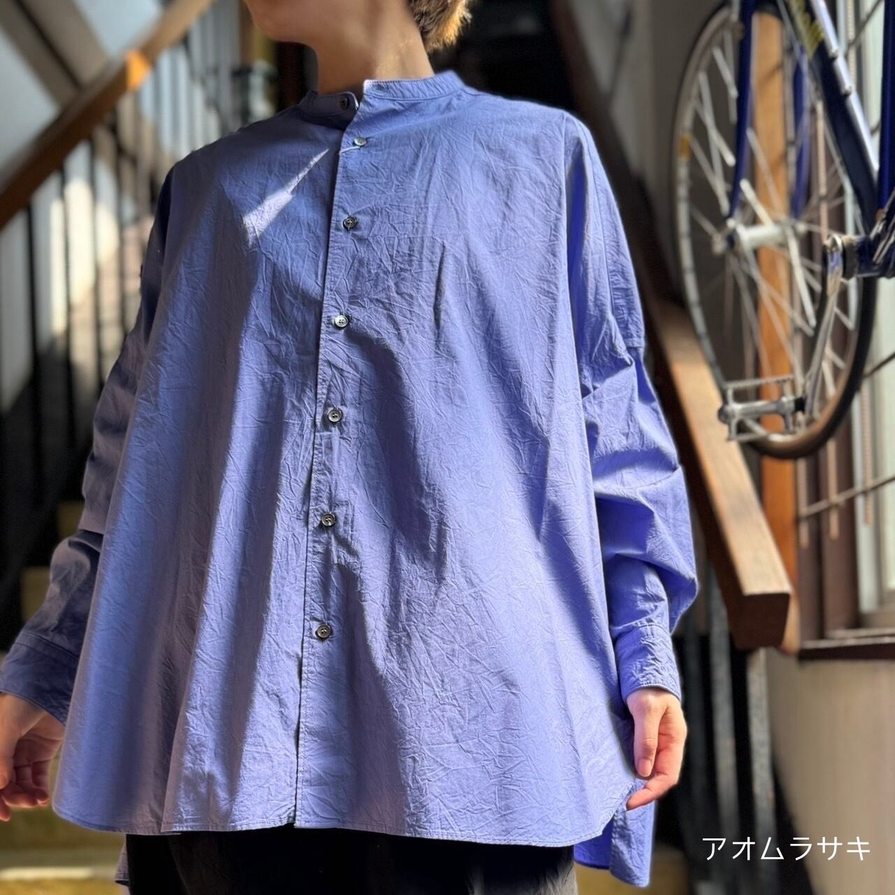 haco　yuni キャッチワッシャー ワイドブラウス yuni - C/キャッチワッシャー ワイドブラウス | clever elephant
