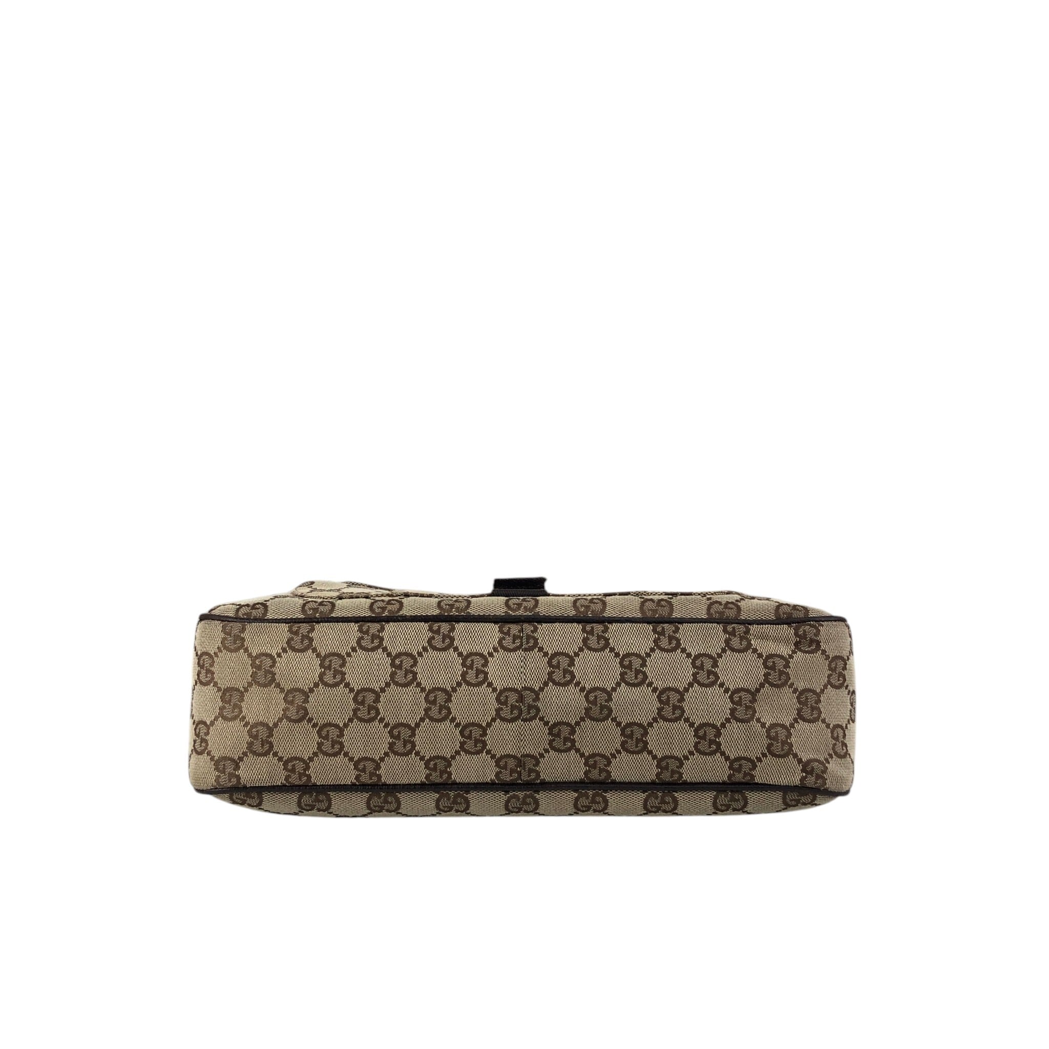 ヴィンテージ GUCCI グッチ GG柄 ショルダーバッグ ネイビー×ブラック
