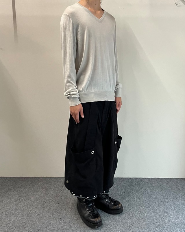 【GIORGIO ARMANI】v-neck long sleeve knit