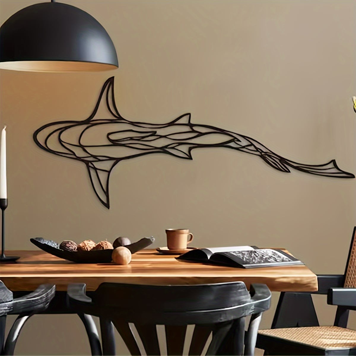 インテリア 壁掛け サメ おしゃれ かわいい インテリア メタル