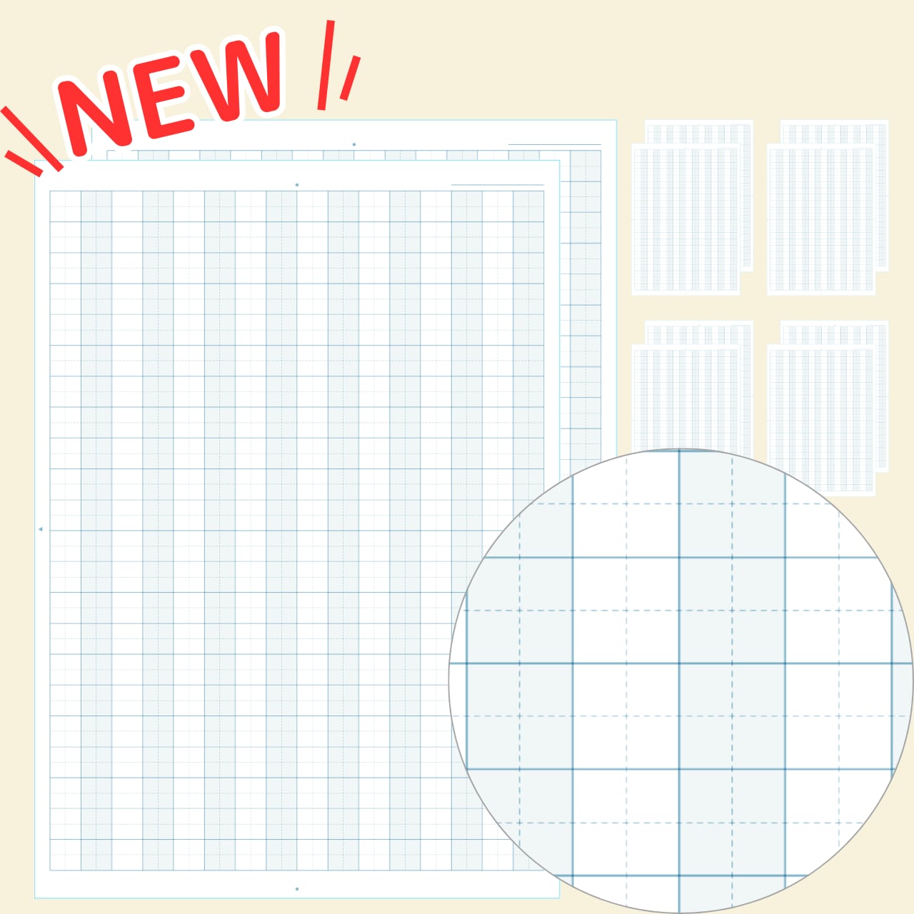 【NEW!!】計算用レポート用紙（×１０）