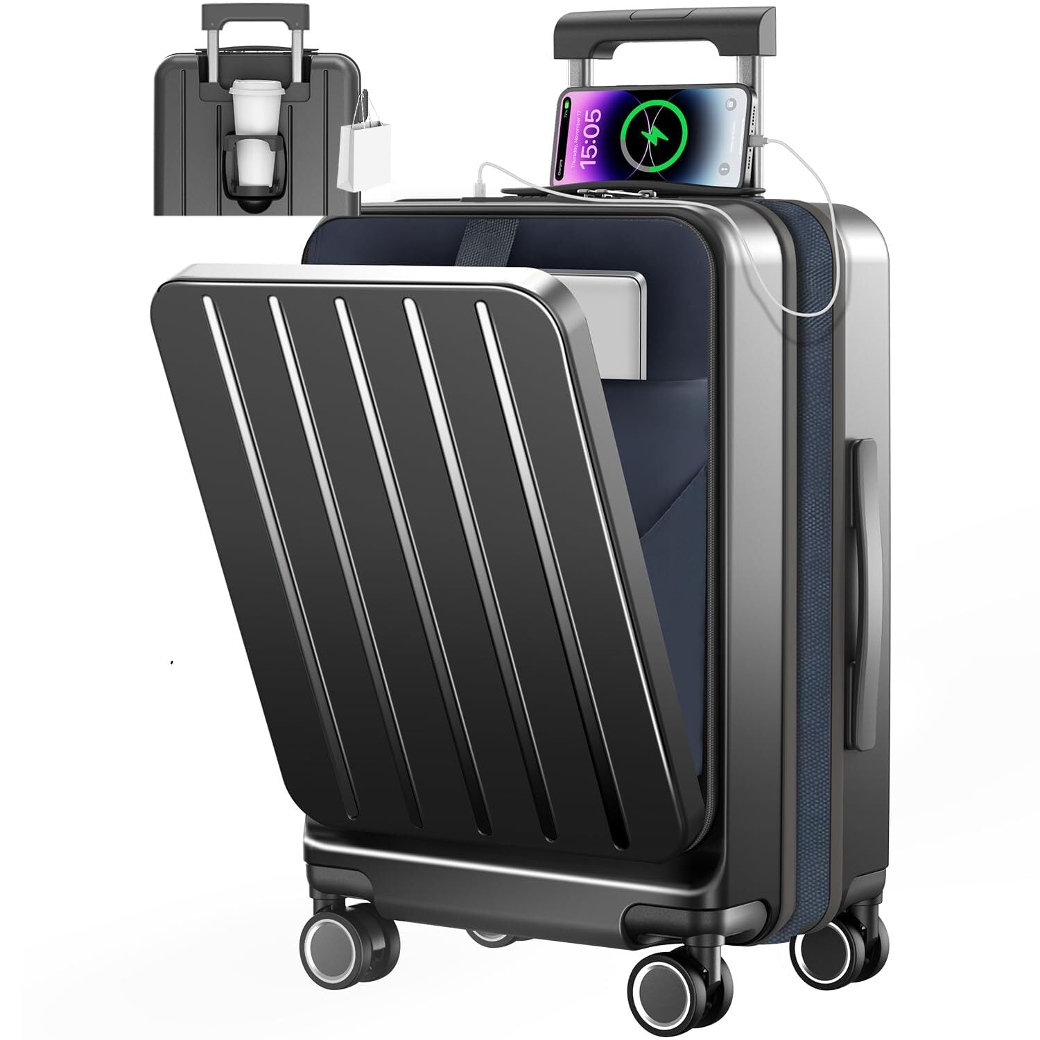 人気商品】[GURAMU] スーツケース S M Lサイズ アルミフレーム