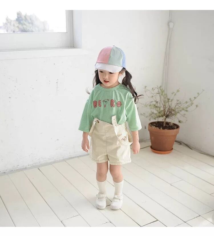 【即納】RETRO ボーダーTシャツ｜海外子供服｜韓国子供服