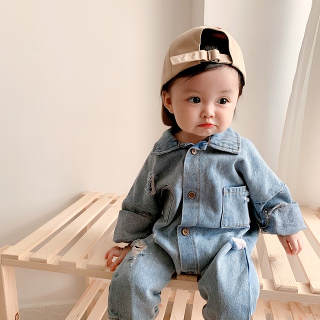 幼児の秋の服のファッションエグインデニムジャンプスーツの男性と女性 オータム 秋物 Snsで話題 Kids男の子 Kids女の子 韓国ファッション 男の子ママ 女の子ママ 海外キッズファッション 親子コーデ 今日の服 プチプラ Mi Sagittarius By Constellation