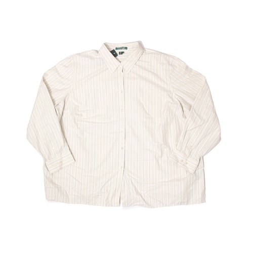 LaurenRalphLauren BigStripeShirt(DeadStock)