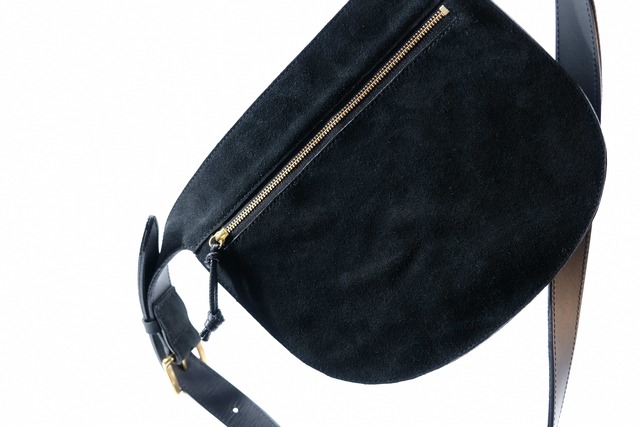 MARROW/MA-AC6309 VELOUR WAISTPOUCH BLACK