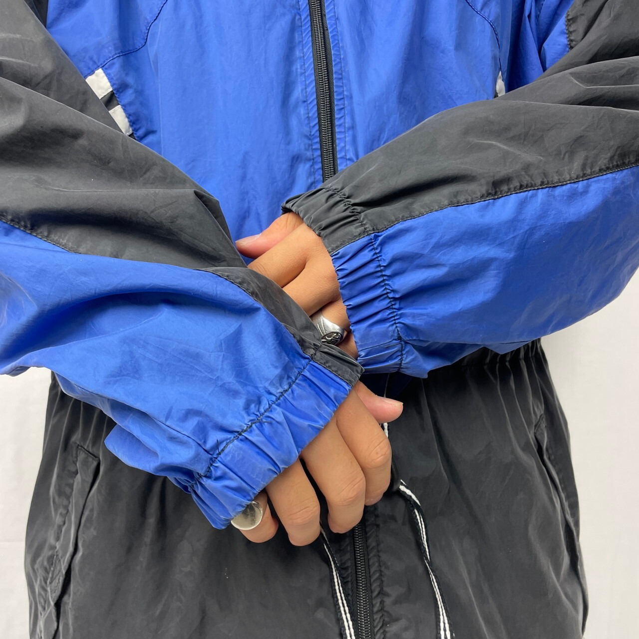 80年代 adidas アディダス ナイロン トラックジャケット メンズXL相当 
