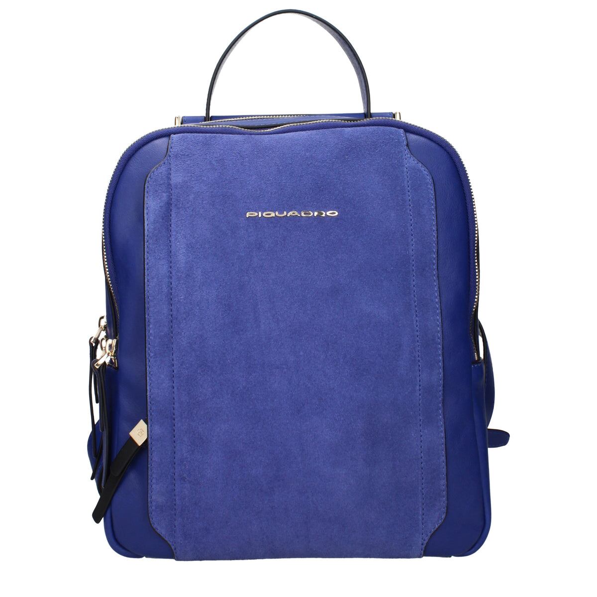 【新品】PIQUADRO ピクアドロ レディース バックパック・ボディバッグ レザー ブルー CA5566W92BLU3