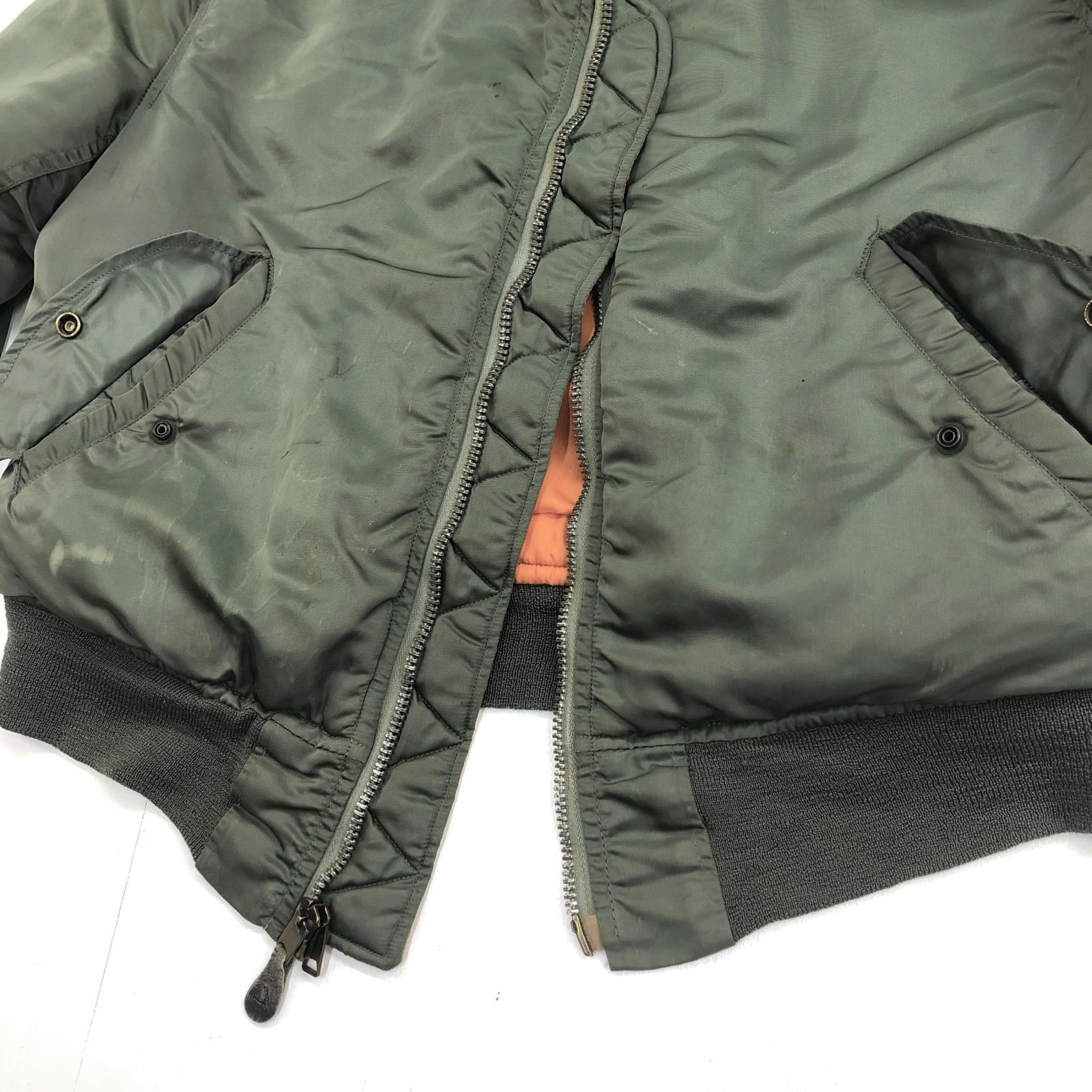 U.S.AIR FORCE アルファ 70年代 MA-1 フライトジャケット JACKET