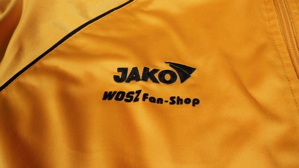 JAKO golden yellow color full zip track jacket (european buying)