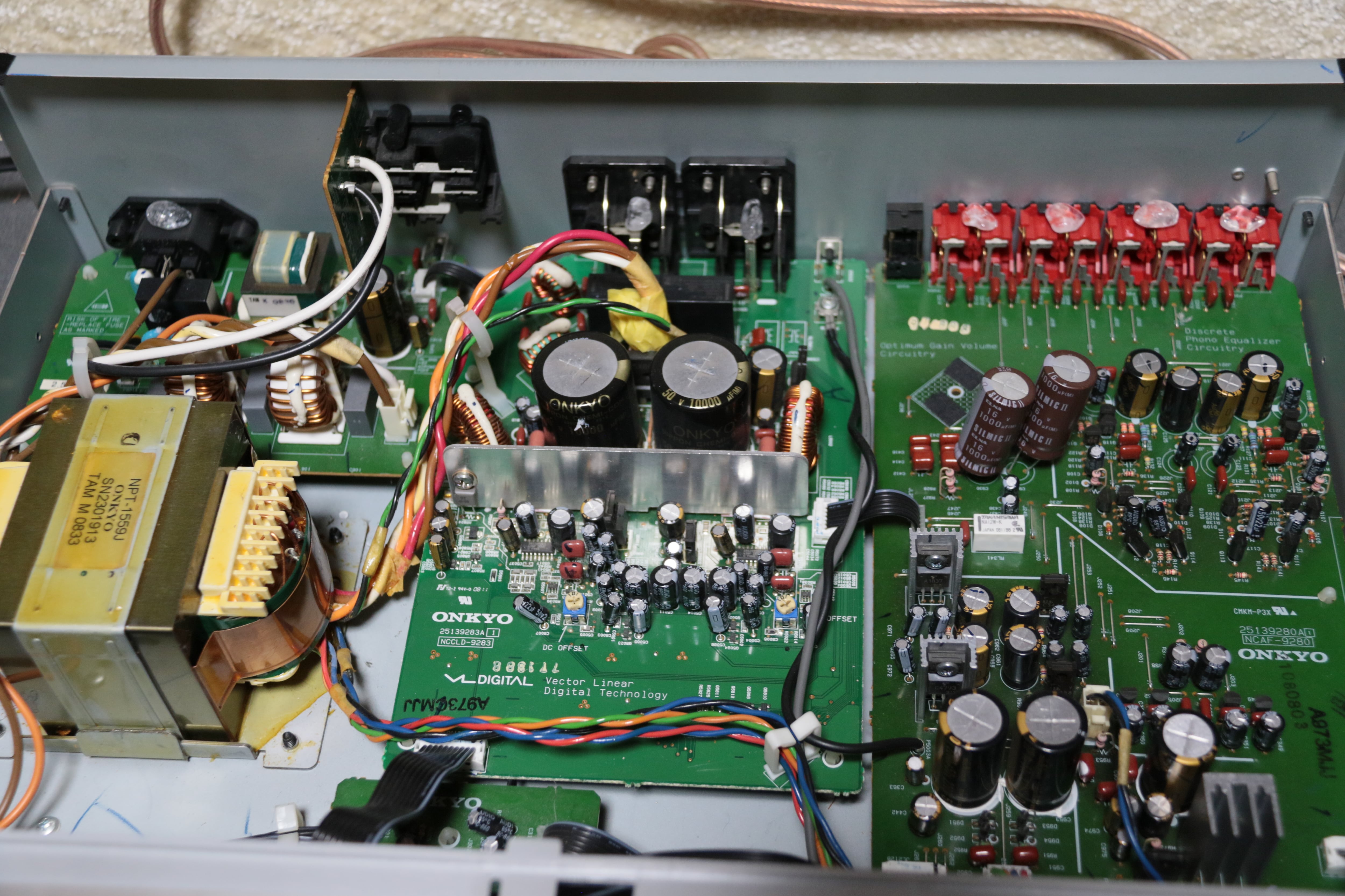 ジャンク】ONKYO A-977 プリメインアンプ リモコンなし