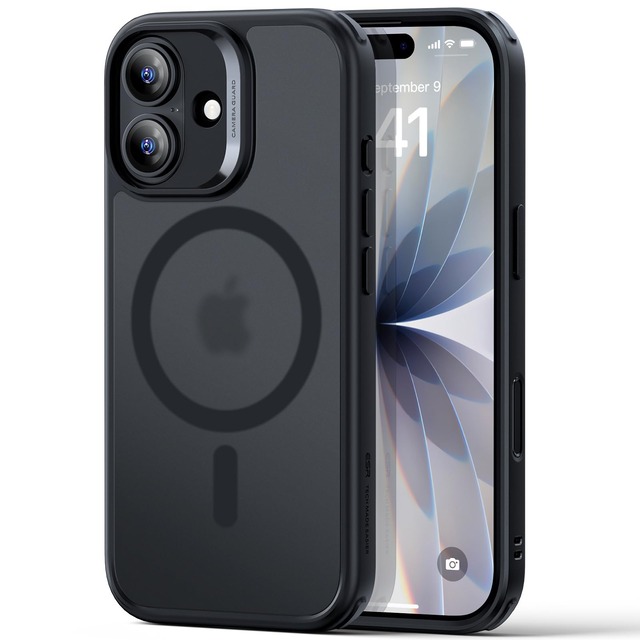 ESR iPhone 17 ケース 2世代黄変防止 超薄型 Classic Hybrid フロストブラック
