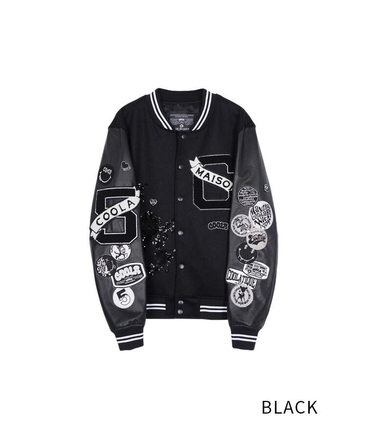 直営限定ITEM】COOLAミックスロゴスタジアムジャケット CQ-47119H