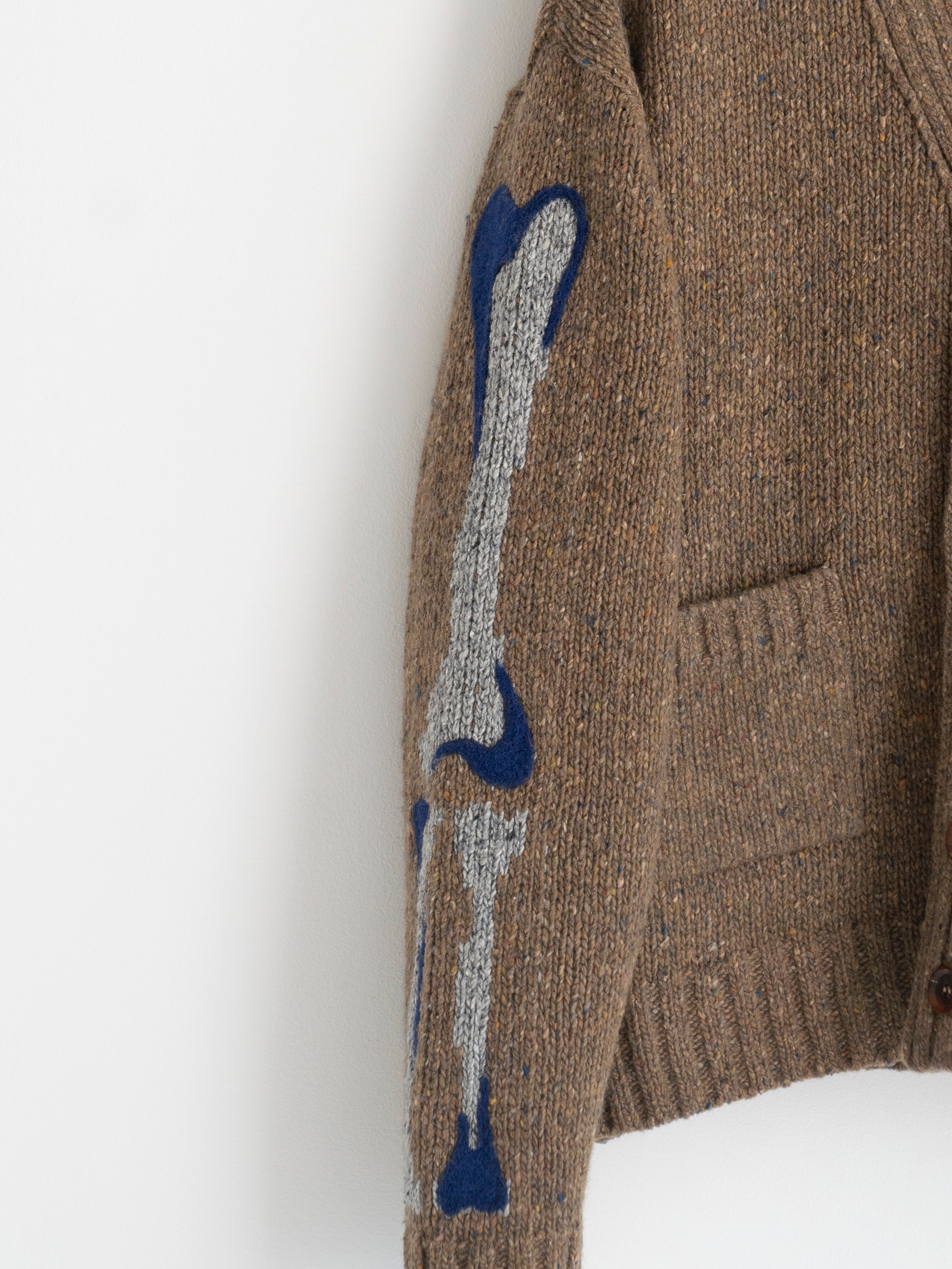 【美品】コッキ KHOKI Washi knit cardigan サイズ1 KHOKI/コッキ】Needle punched cardigan 25fw-k-02の通販