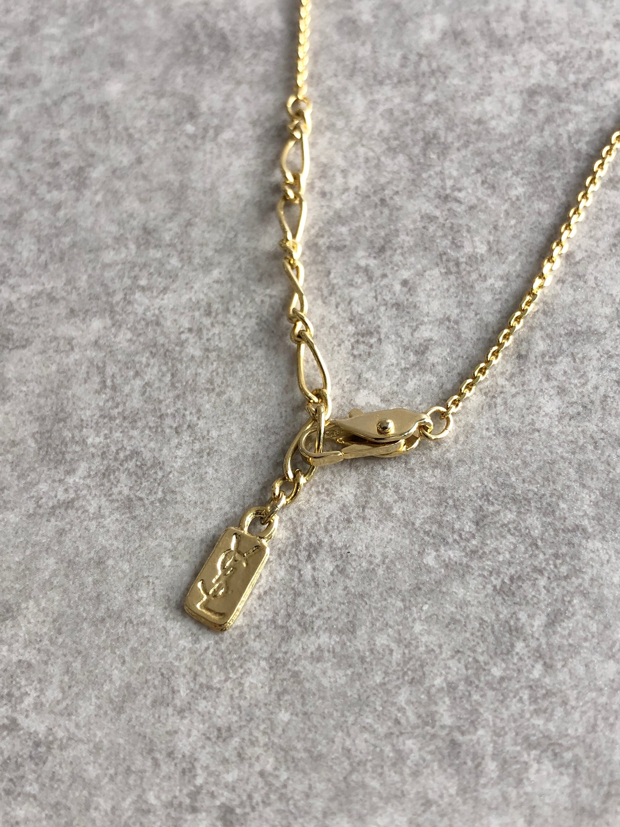 Yves Saint Laurent イヴ・サンローラン ネックレス ゴールド YSL