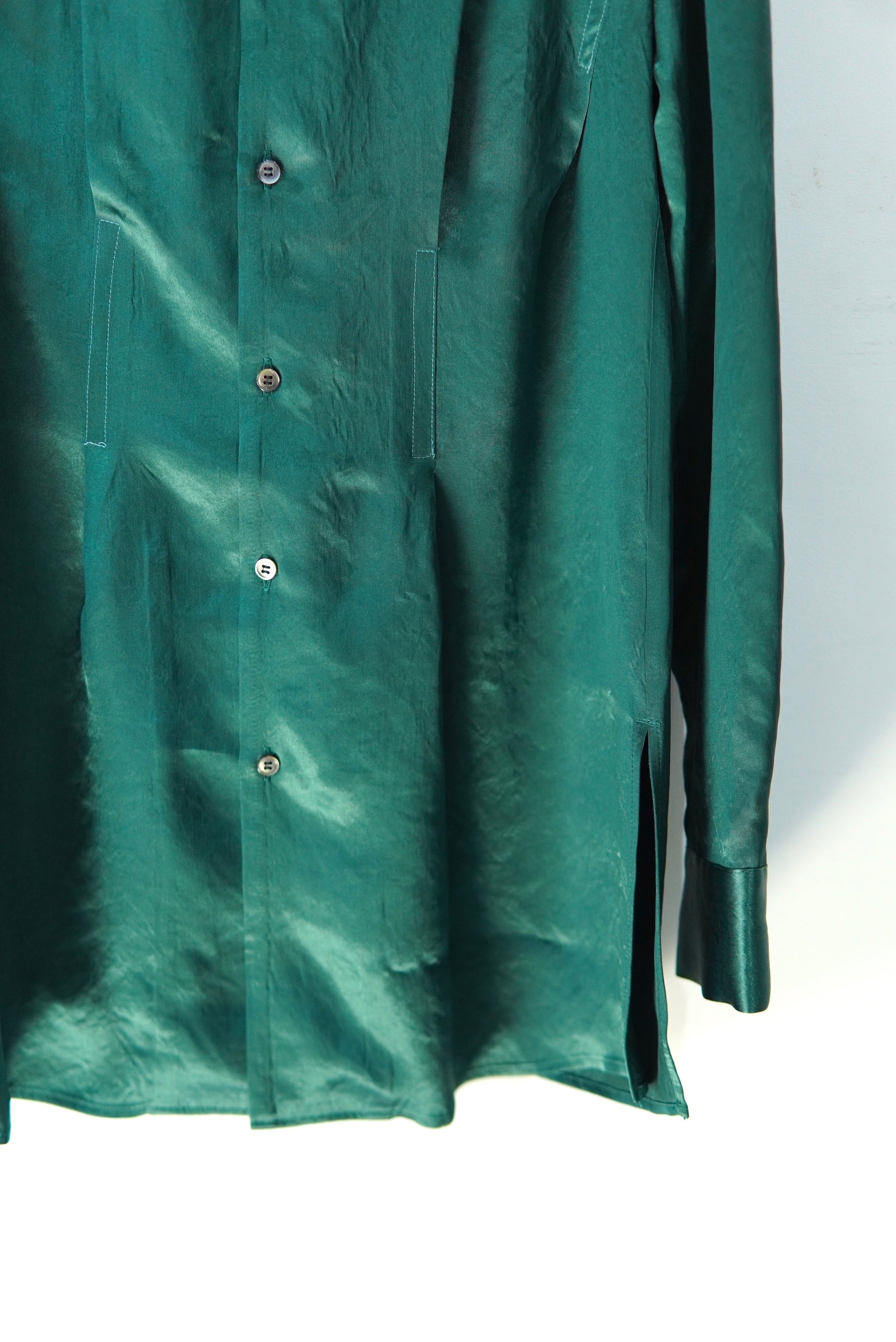 ANTHEM A / WATERING SATIN TUCK SHIRTS ANTHEM A / WATERING SATIN TUCK SHIRTS