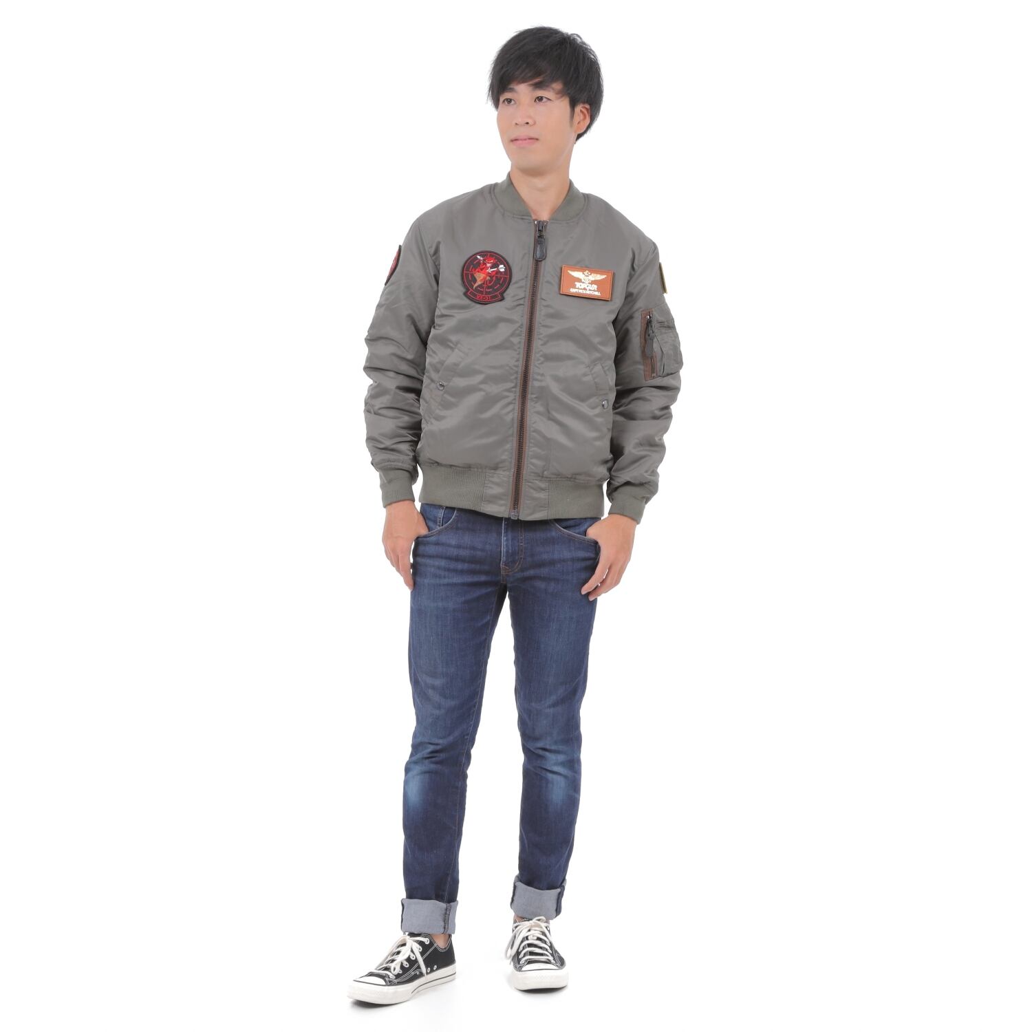 自衛隊グッズ BUZZ RICKSON MA-1 TOPGUN 仕様 カスタムフライト 自衛隊グッズ BUZZ RICKSON MA-1 TOPGUN 仕様 カスタムフライト