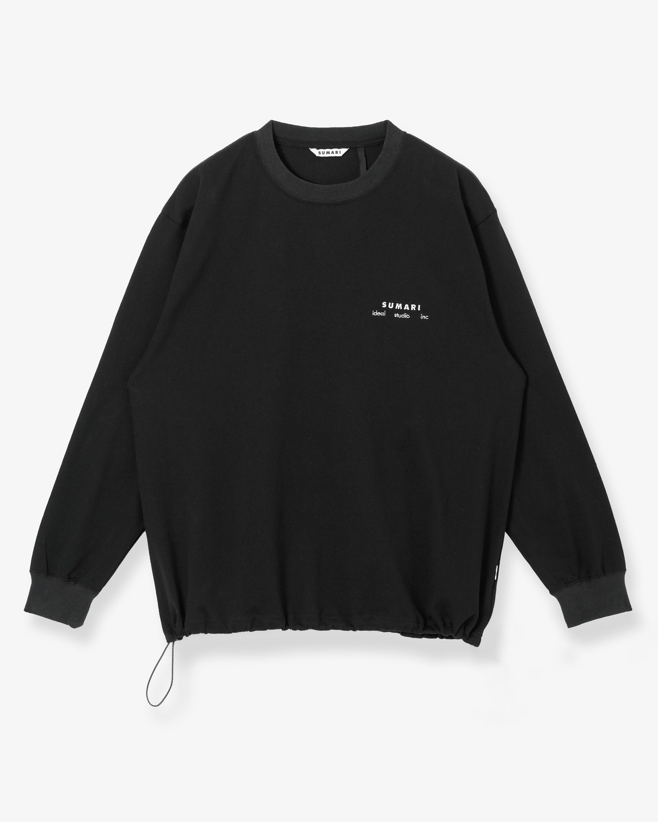 HEMCODE  LONG SLEEVE T-SHIRT (BLACK) - 1