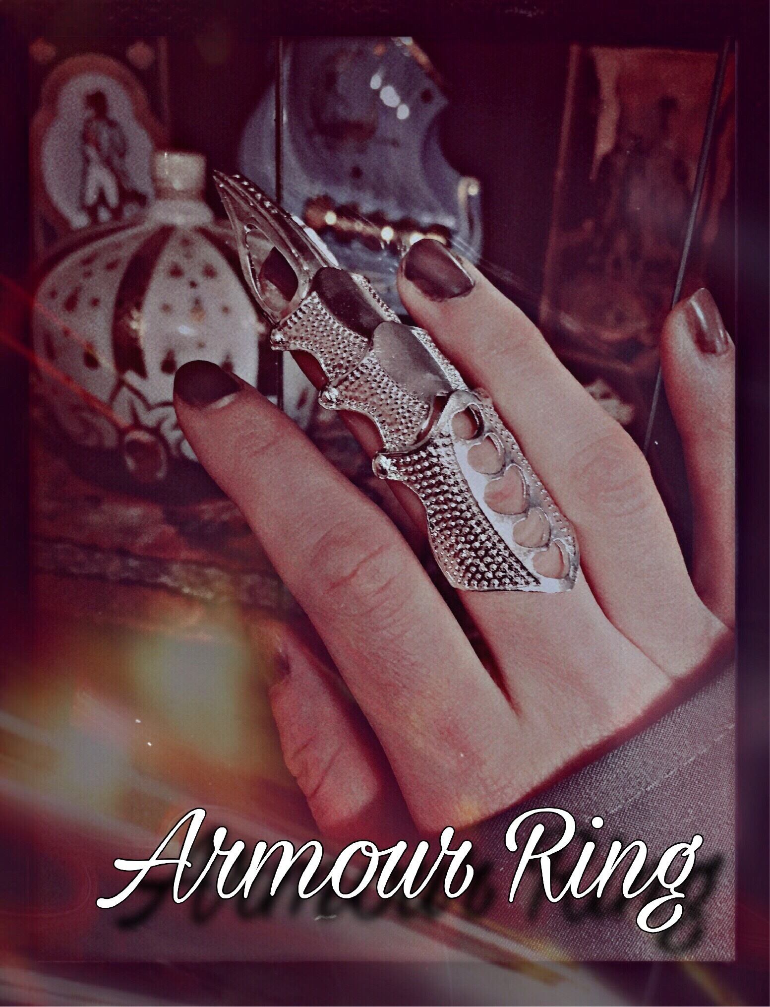 アーマーリング パンク ロック ハート