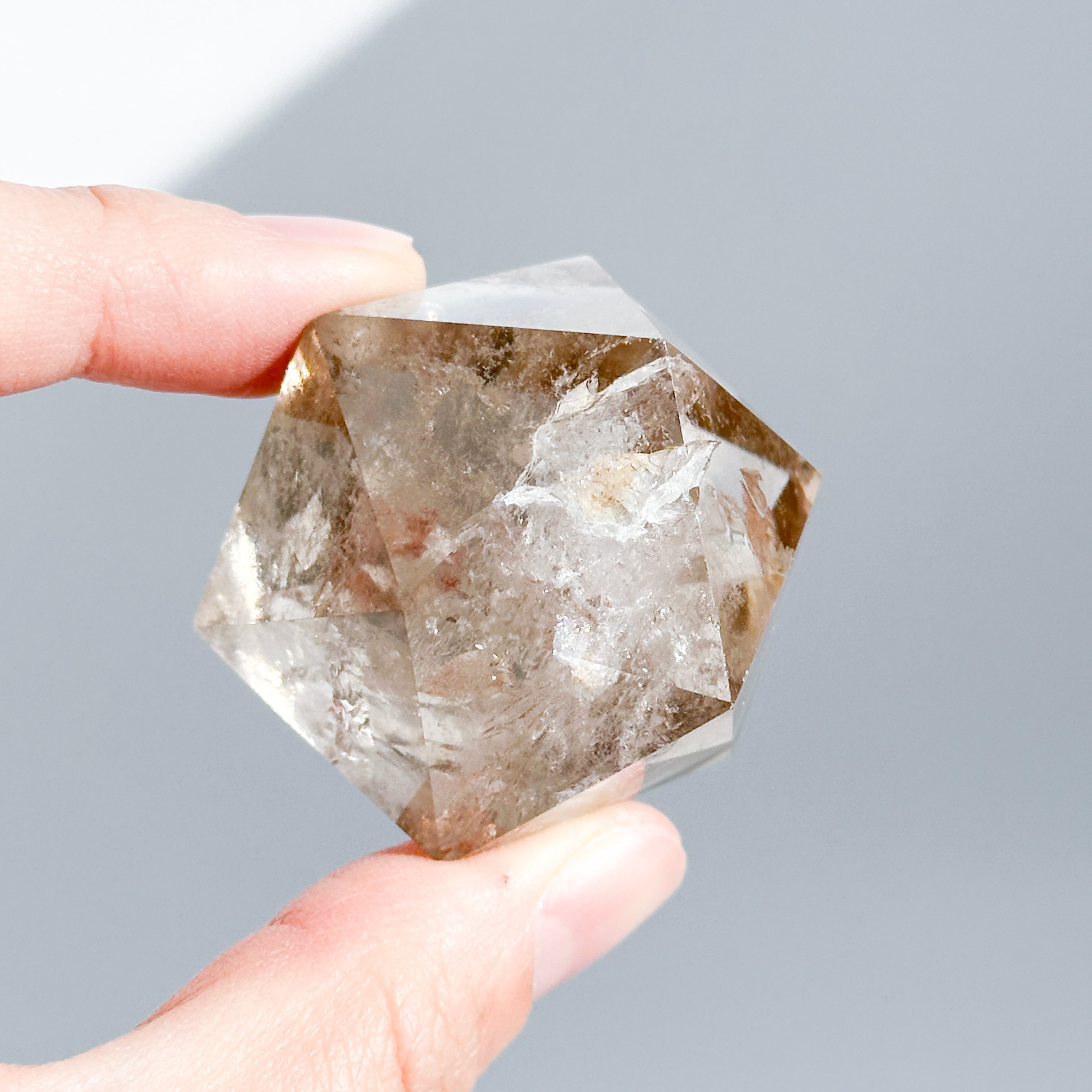 ミナスジェライス産スモーキークォーツ 正二十面体32◇ Smoky Quartz