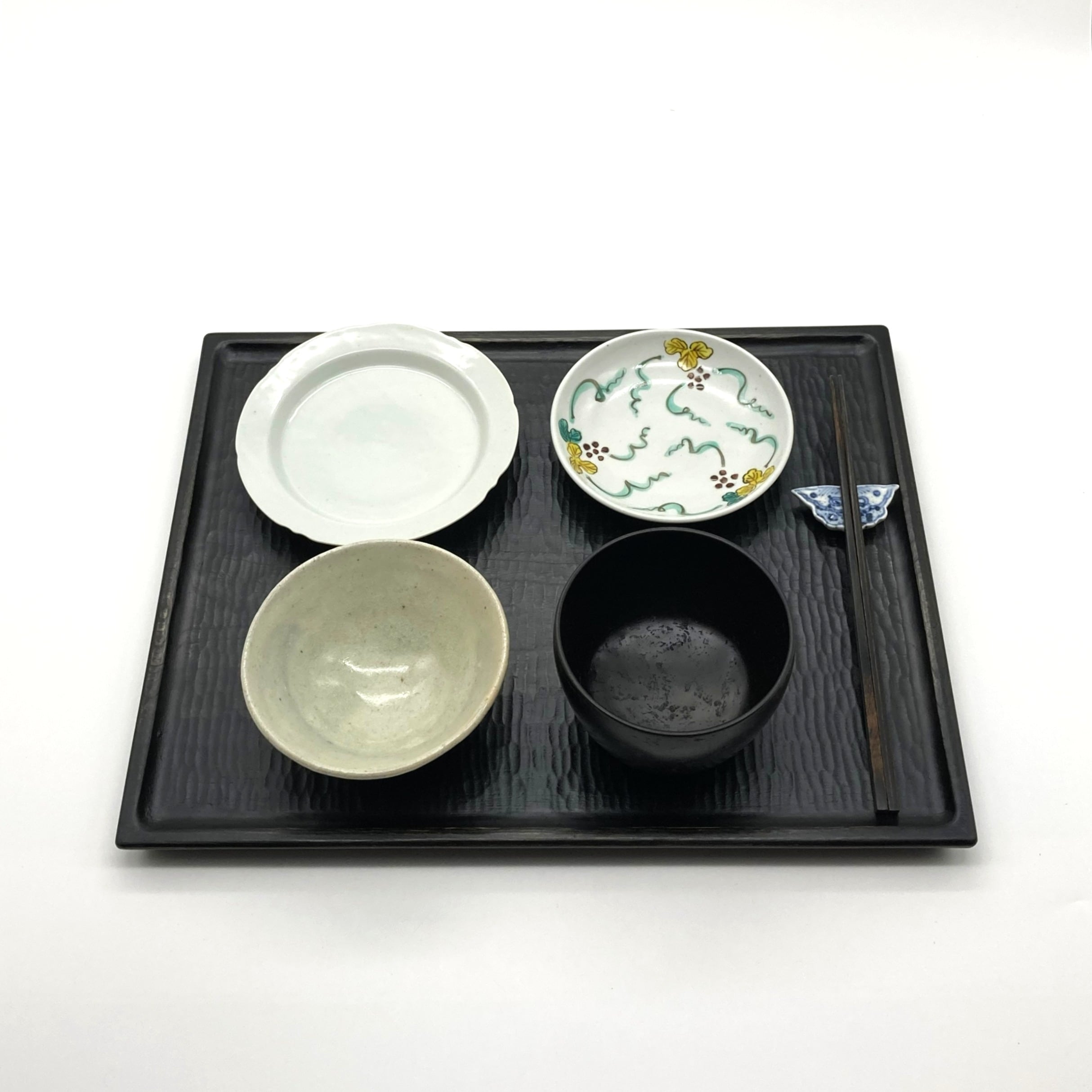 黒角敷盆 Black Square Tray / 藤原啓祐 | Toé Crafts and Cafe