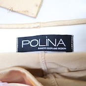 ベリーダンス オリエンタル 衣装 上下セット ブルー系 ポリーナ POLINA トップス スカート インナーパンツ ホログラム スパンコール キラキラ 華やか ダンス衣装 イベント ステージ 豪華 装飾 ホワイト系