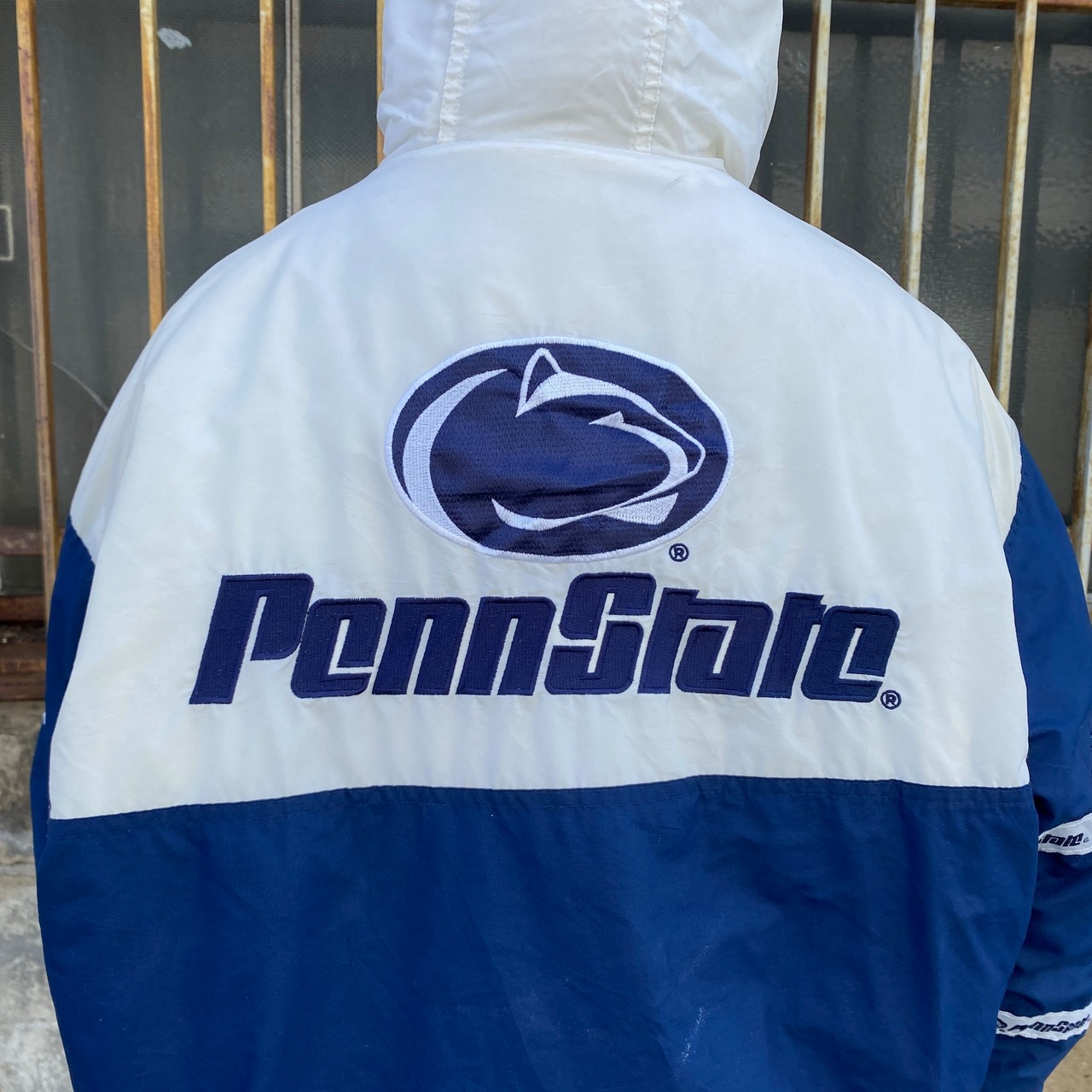 90年代 PENN STATE カレッジチーム 中綿 ナイロンジャケット メンズL 
