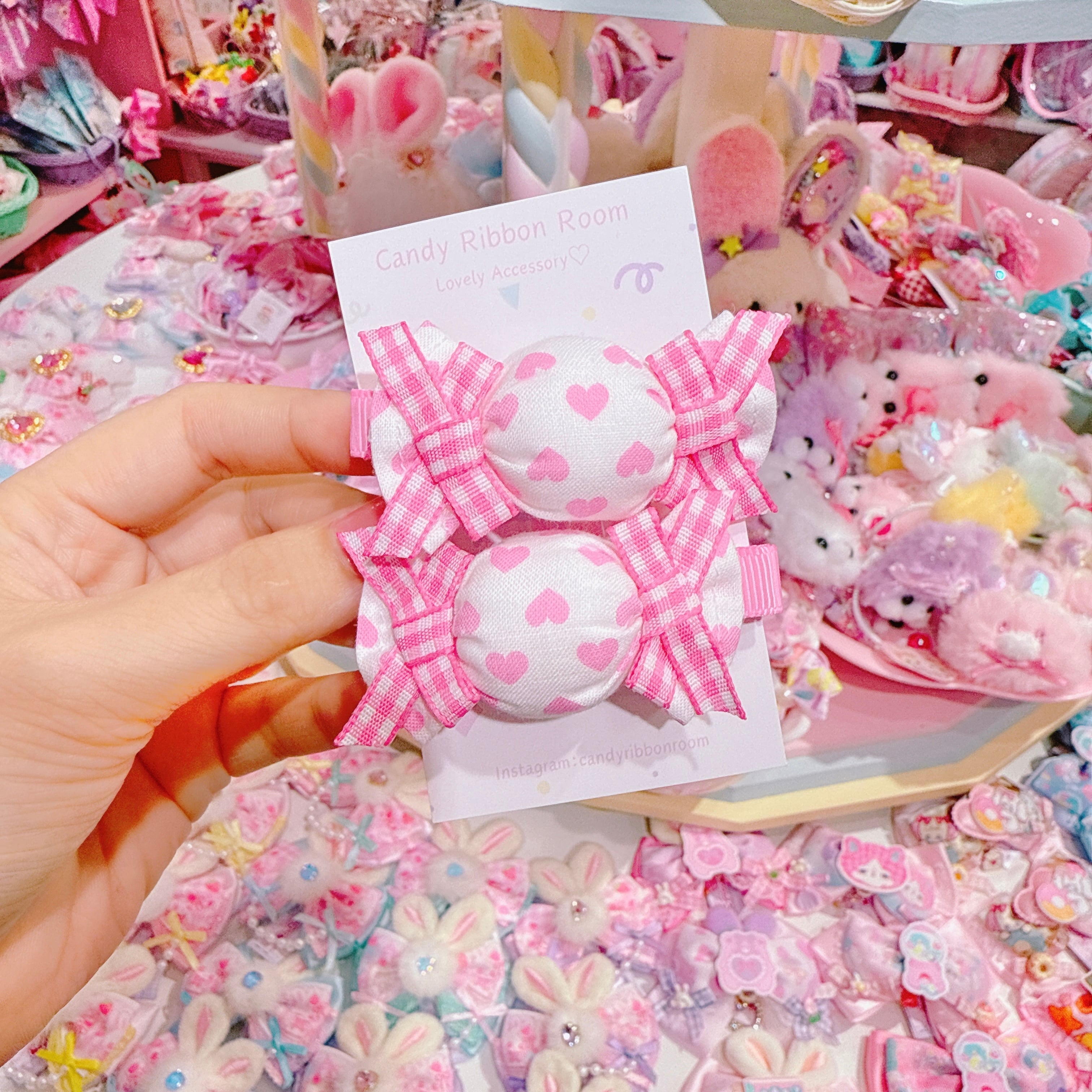 【F4】105-15ツインヘアクリップ