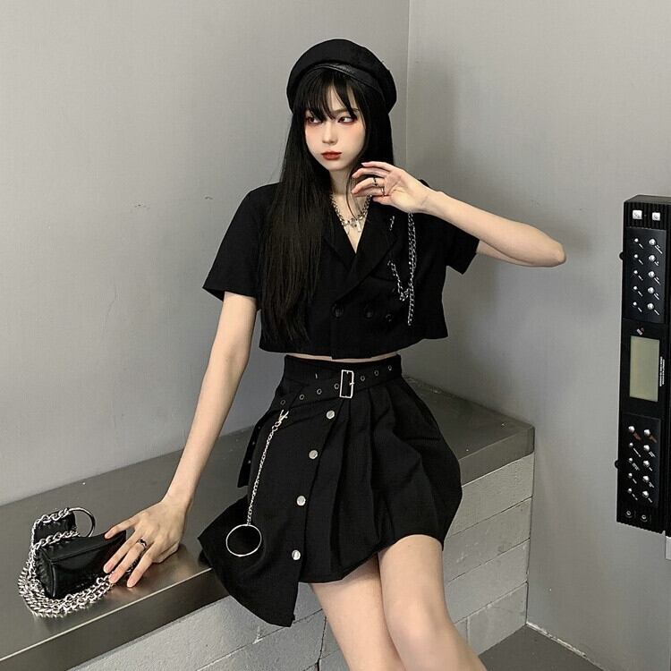 セットアップ 上下セット レディース S-XL ジャケット プリーツ