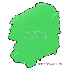 少しゆるい栃木県地図　A slightly loose Tochigi prefecture map