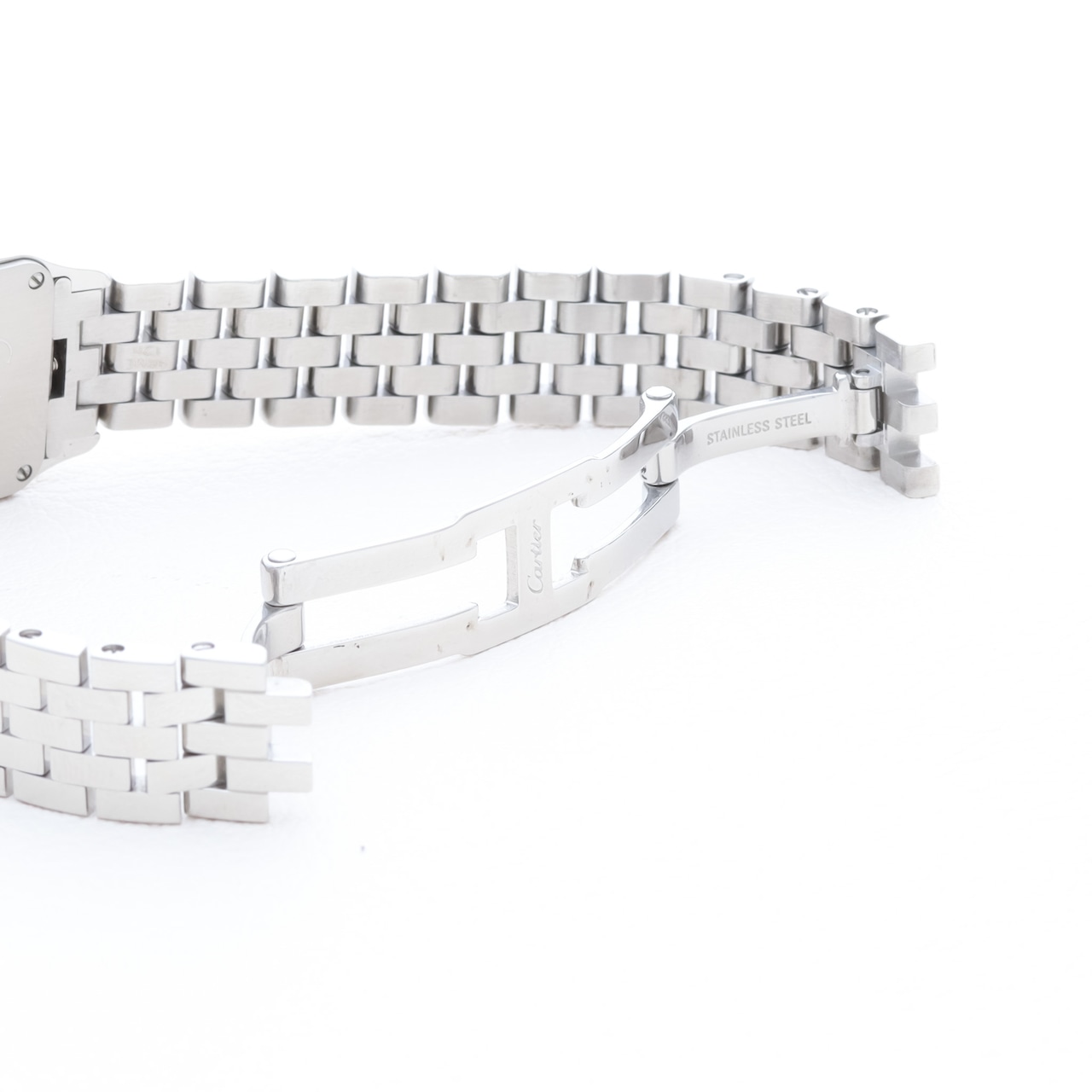 カルティエ サントスドゥモワゼル ピンクシェル文字盤