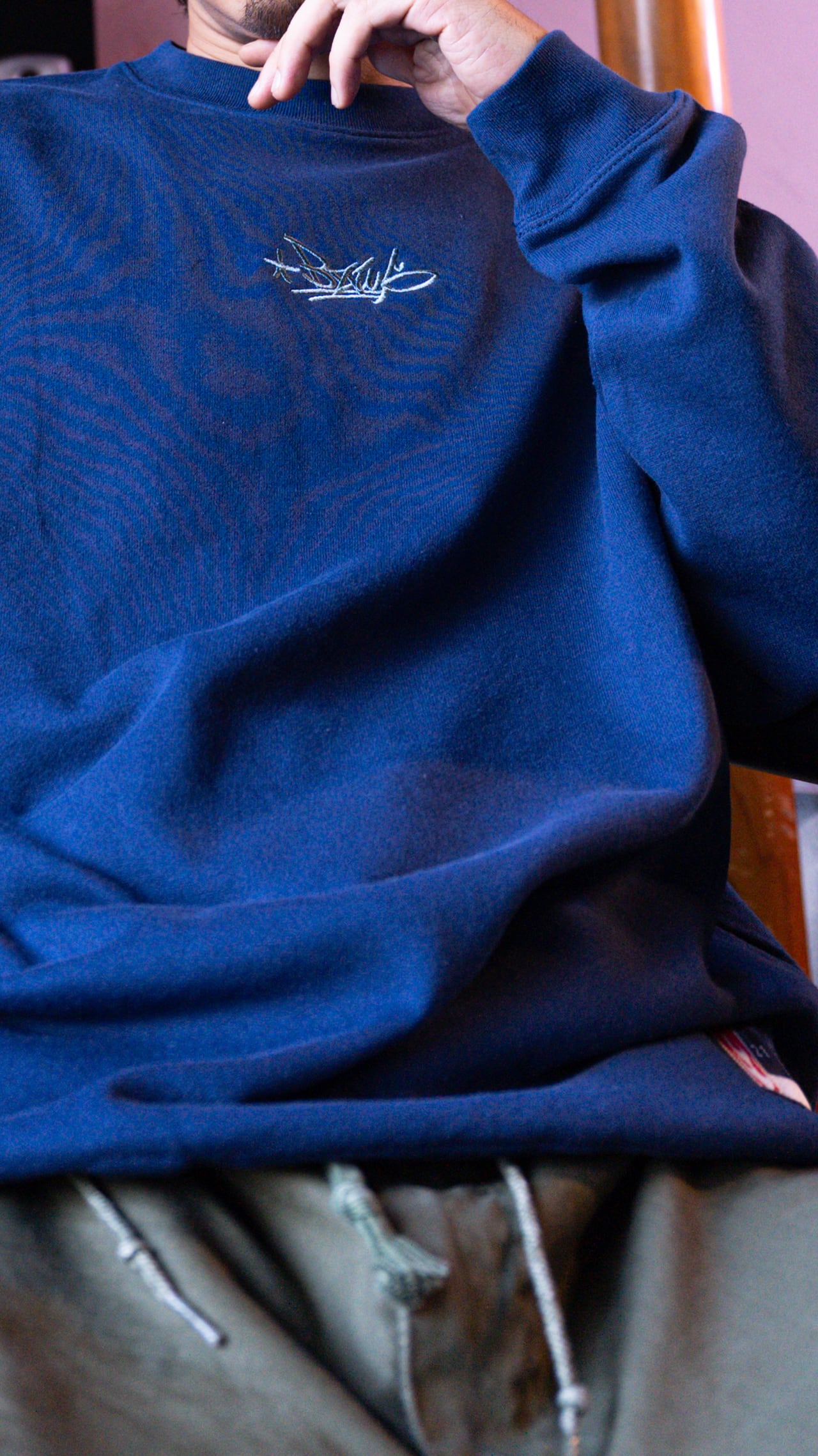 BZWS Sweat Shirt [Navy] | blazz works