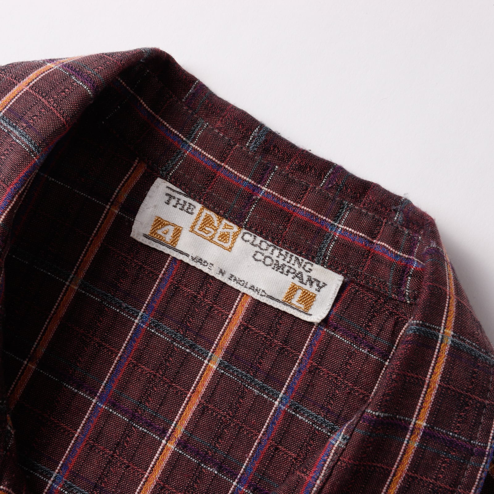 極美品】80s special vintage check cotton shirt 