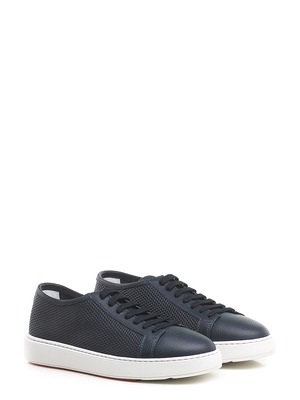 Santoni スニーカー メンズ ネイビー MBCD21443
