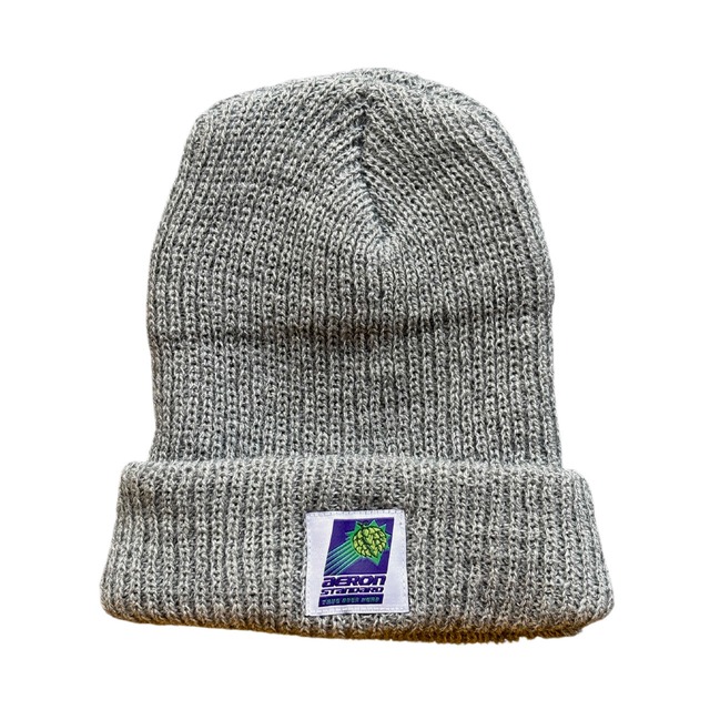 HOP RISING EMBROIDERED BEANIE (Gray)