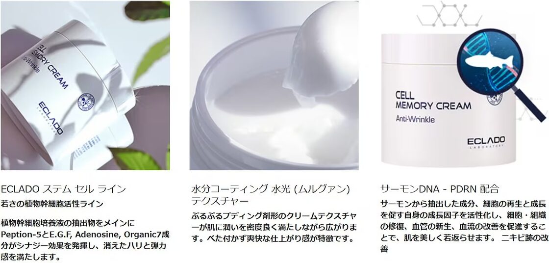 ECLADO】セルメモリークリーム 200g | PAY ID