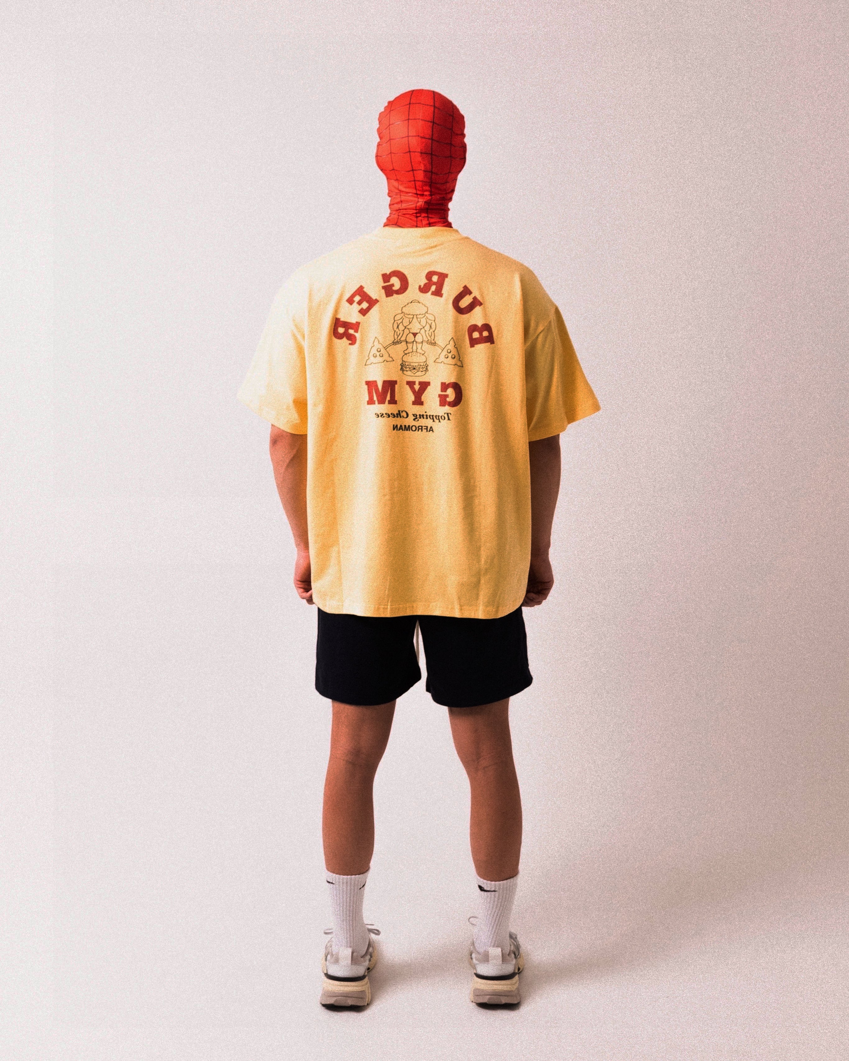 jackpot market バーガージムTシャツ　レトロイエロー XL バーガージムTシャツ レトロイエロー | JACKPOT MARKET