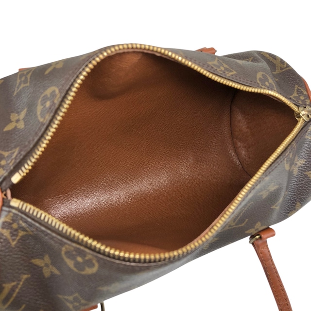 LOUIS VUITTON ルイヴィトン パピヨン26 モノグラム ハンドバッグ ブラウン レザー ロールバッグ vintage ヴィンテージ オールド dwmmh5