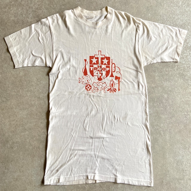 1970s  JCPenney 染み込みプリント Tee  M　H491
