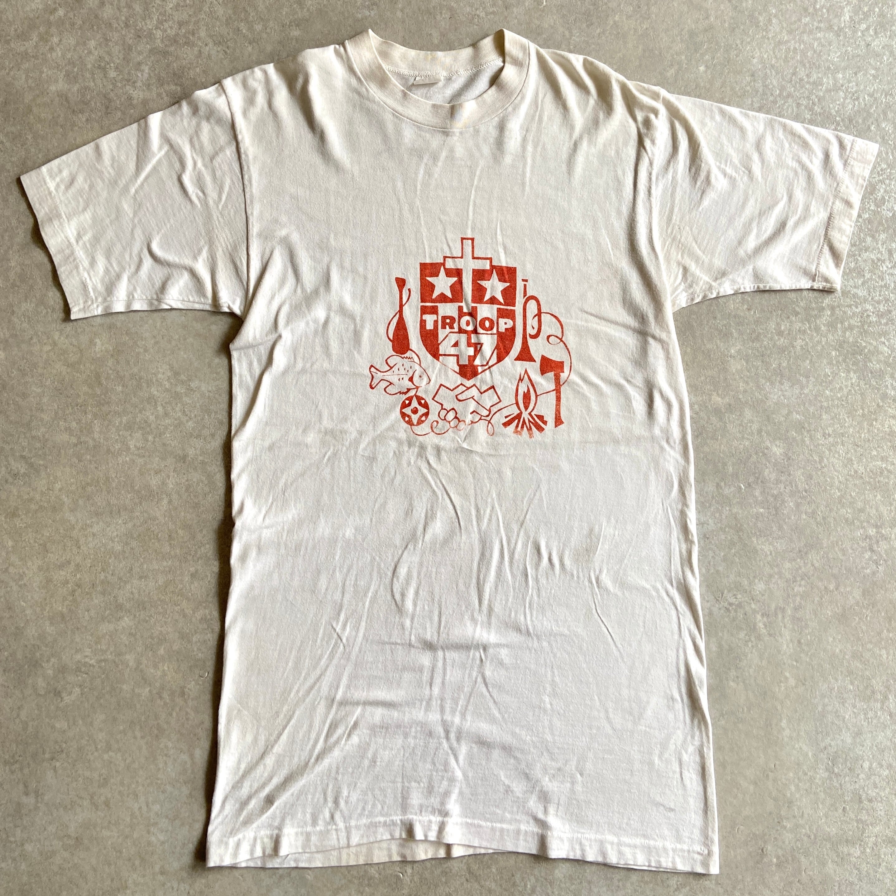 1970s JCPenney 染み込みプリント Tee M H491