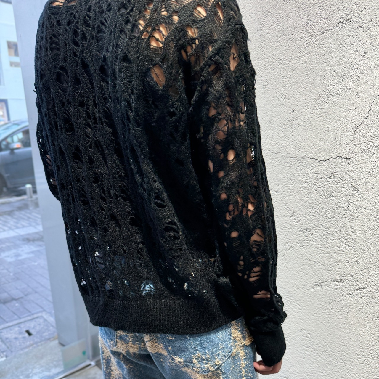 TAAKK / MOHAIR KNIT / BLACK | ふぁいん