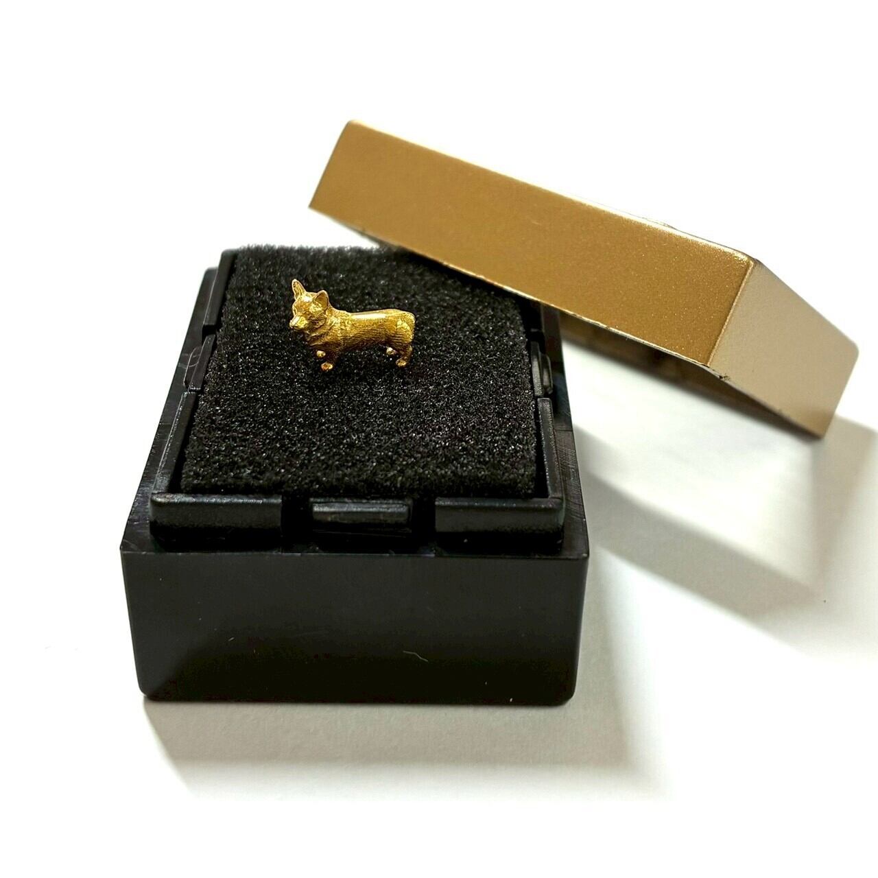 純金 約1g コーギー 【RNP01143】JUNGOLD 指先サイズの芸術品