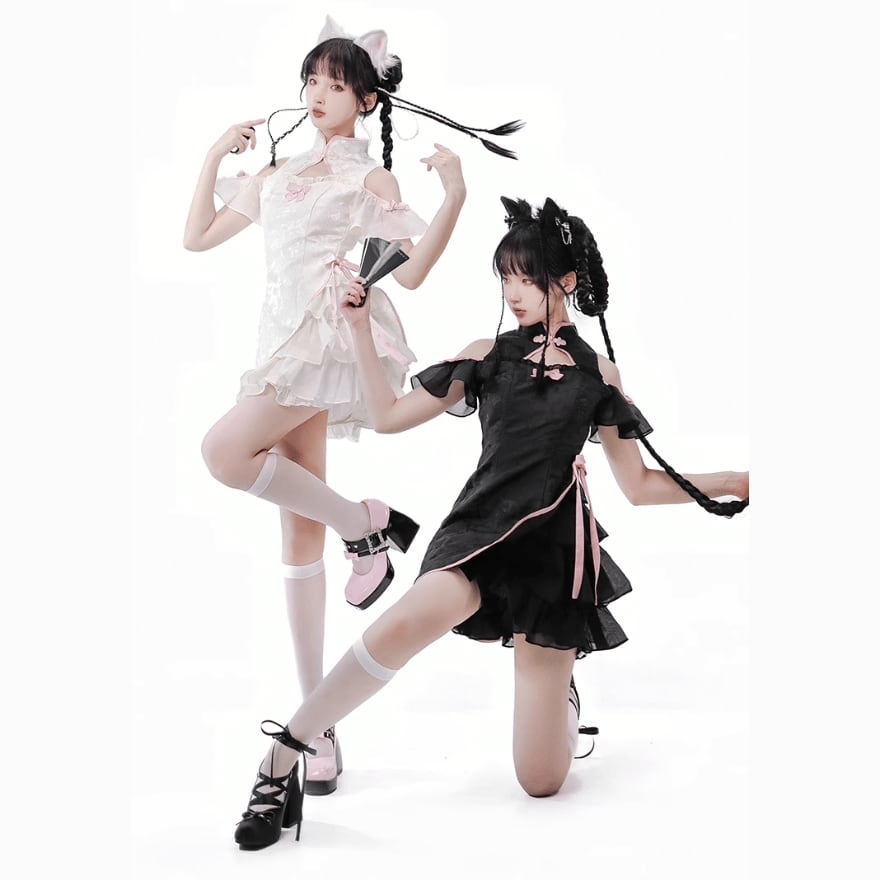 Amazon.co.jp: [milky time] 華ロリ ロリータ ワンピース