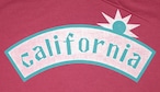 ［OAFISH］CALIFORNIA ショートスリーブTシャツ メンズ｜BURGUNDY